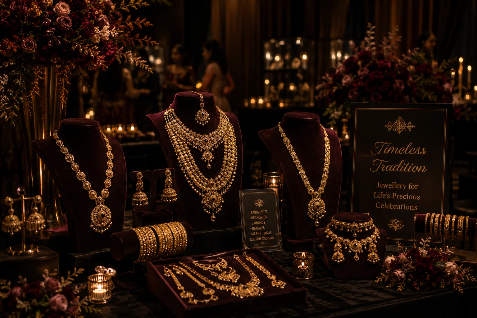 Amya Jewellery AI-generated illustration, not actual Vendor work